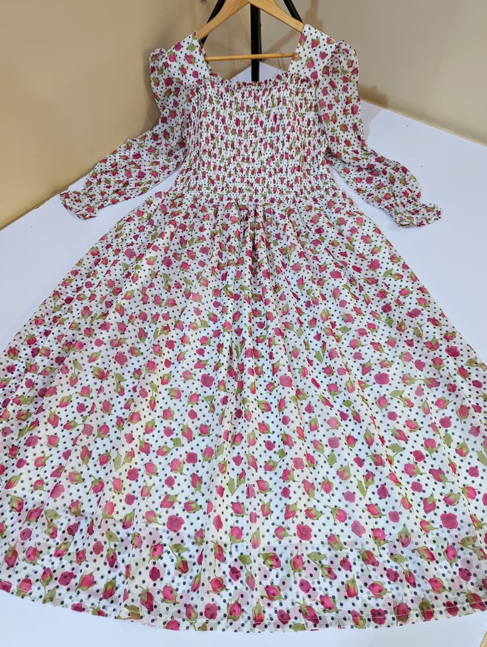 Floral Smoking Maxi