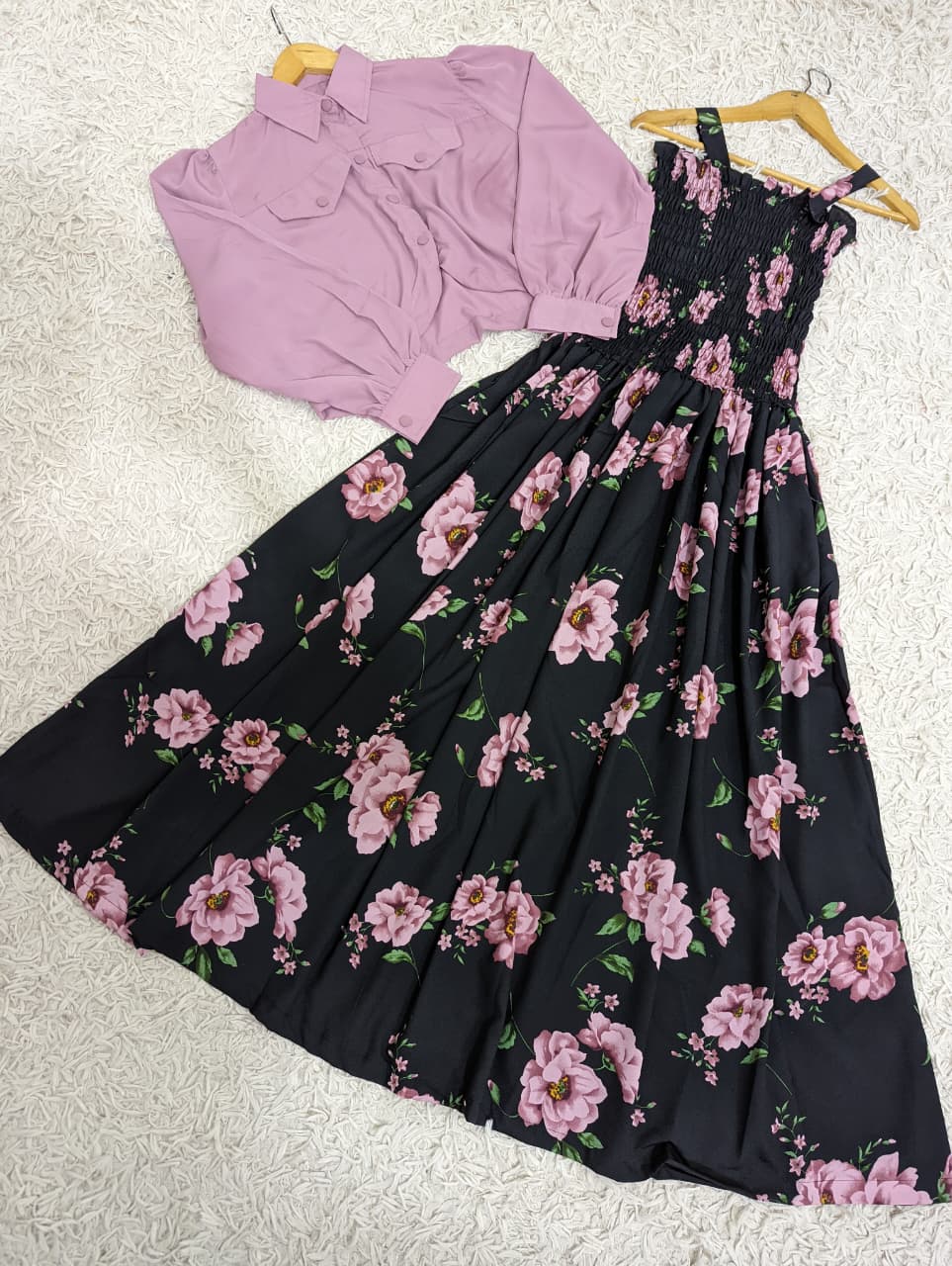 Elastic Flora (Coat Maxi)