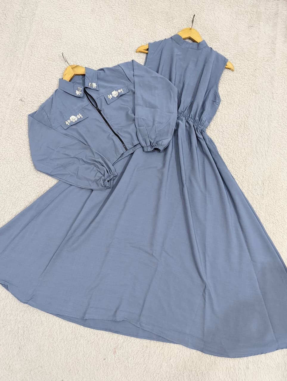 Embellished Jacket Maxi