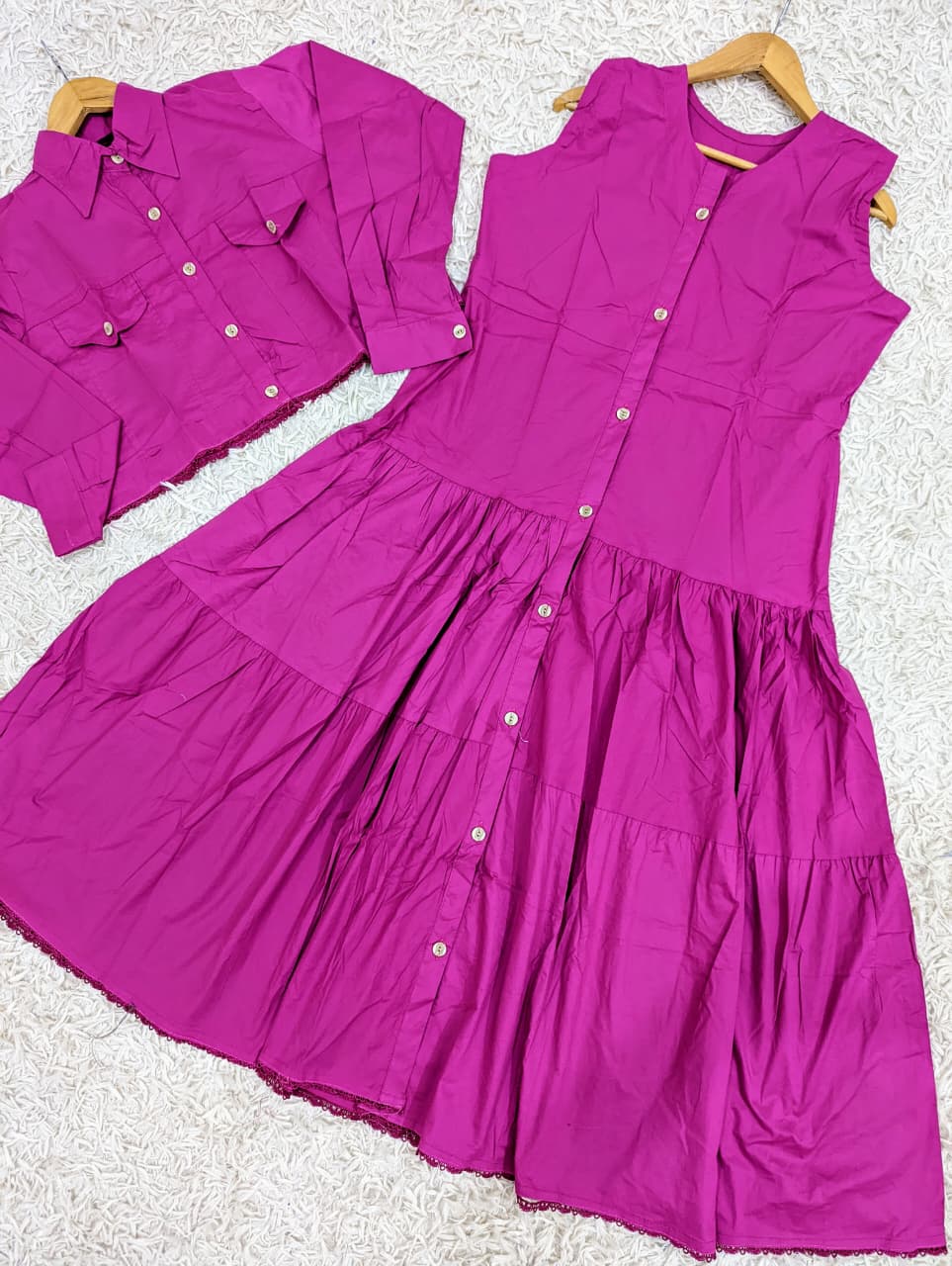 Frill Coat Maxi