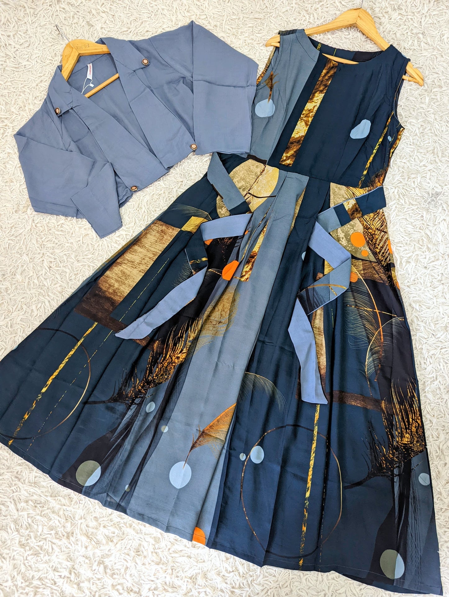 Digital Print Maxi & Coat