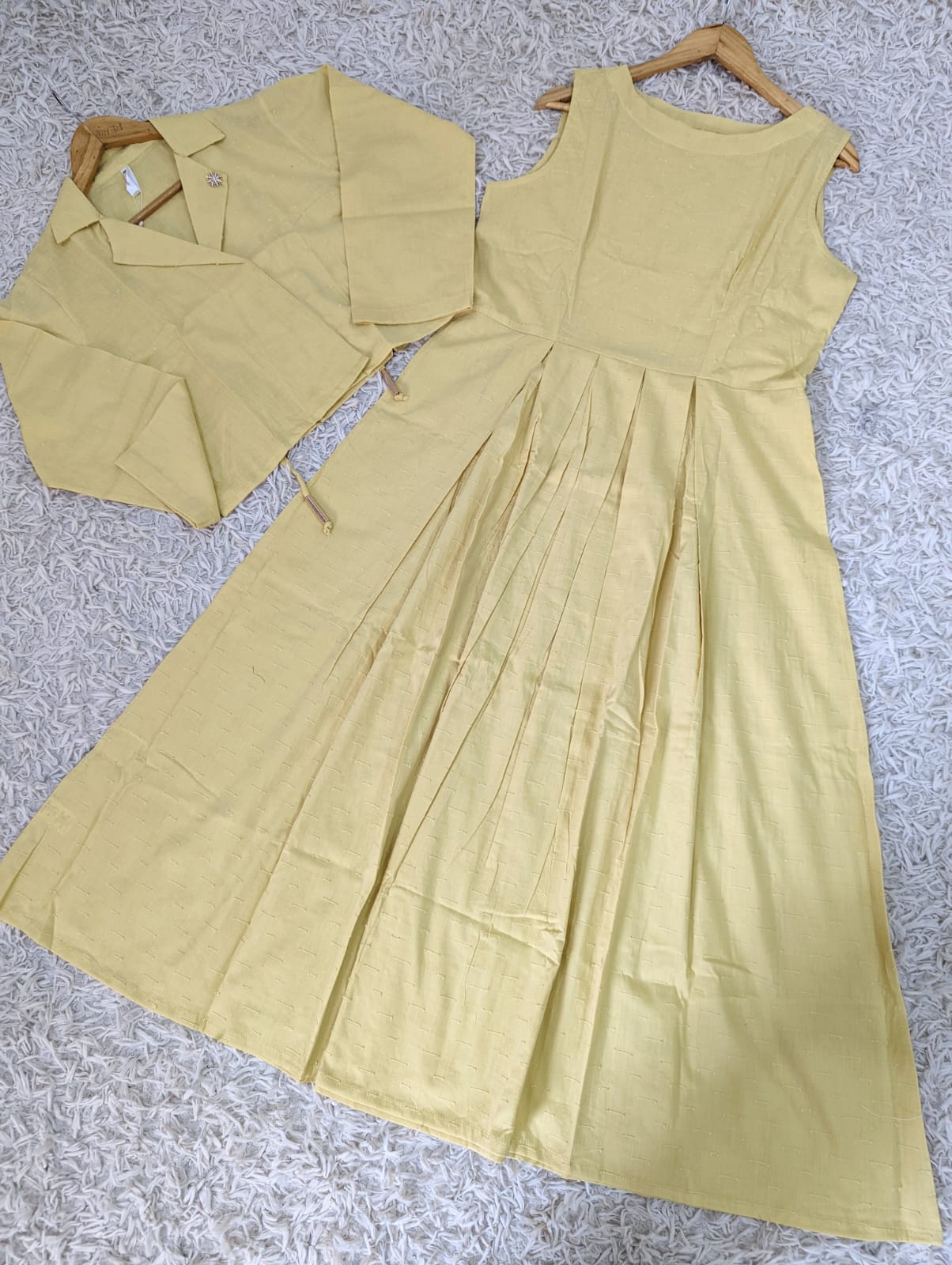 New Luxury Cotton Jacket Maxi