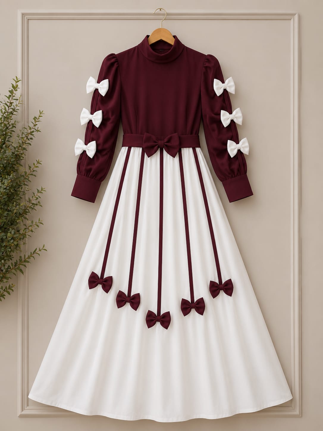 Camellia Bow dress