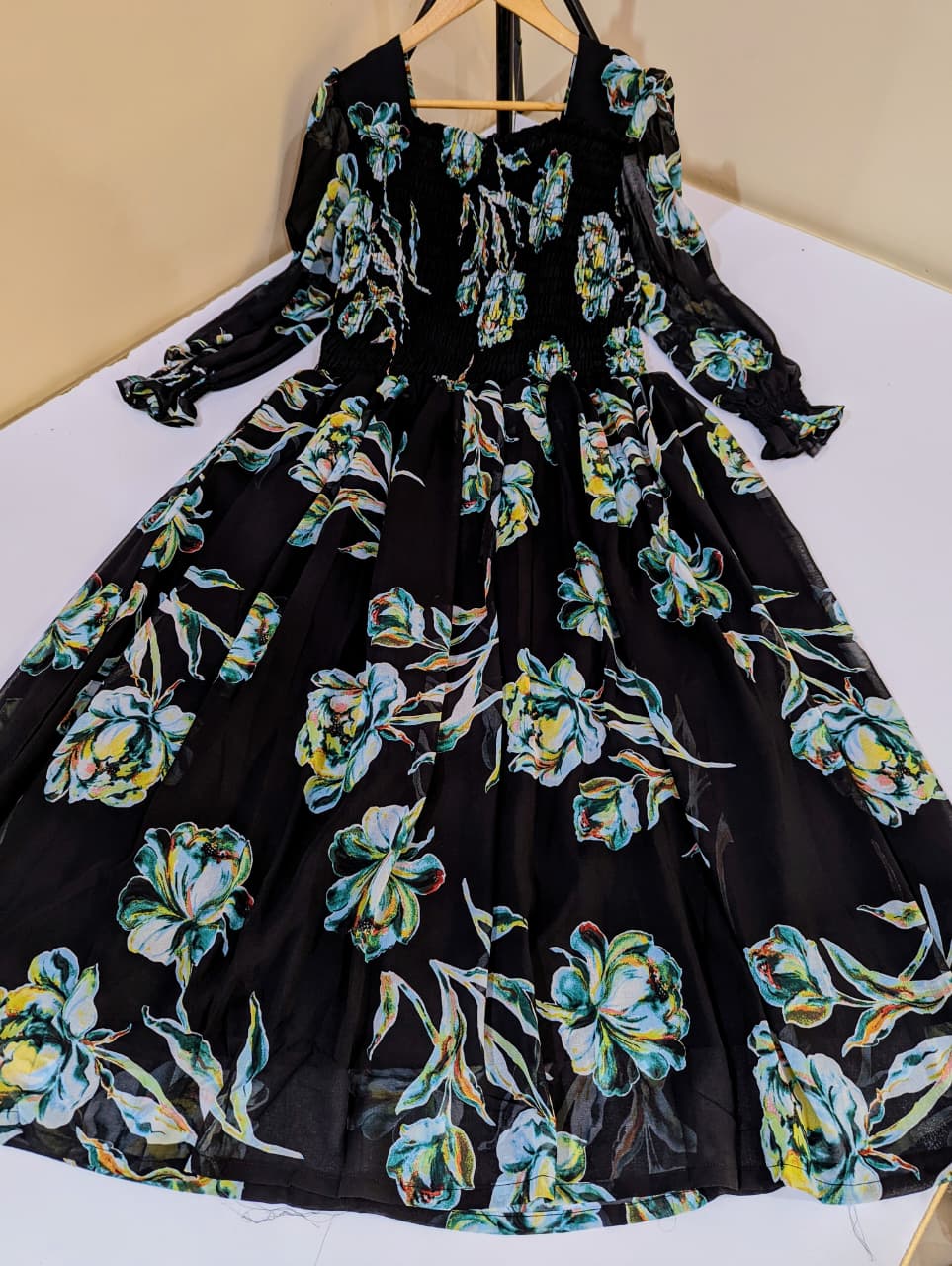 Floral Smoking Maxi