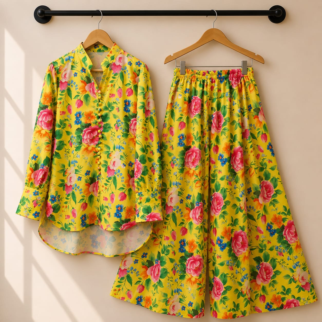 Floral Flapper Button