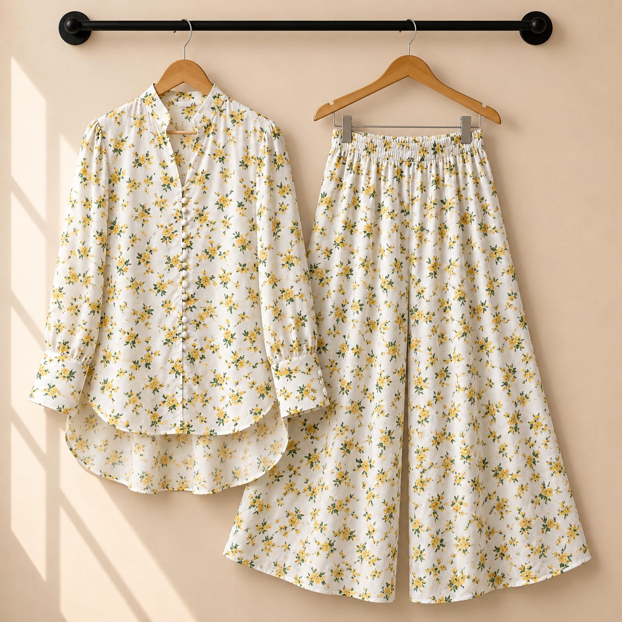 Floral Flapper Button