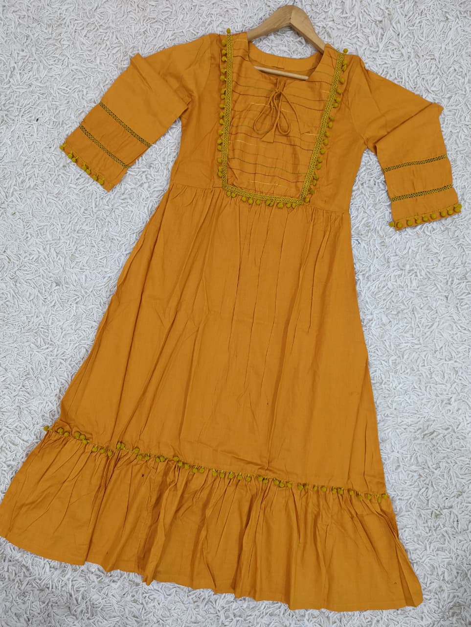 Doriya Neck Long Dress