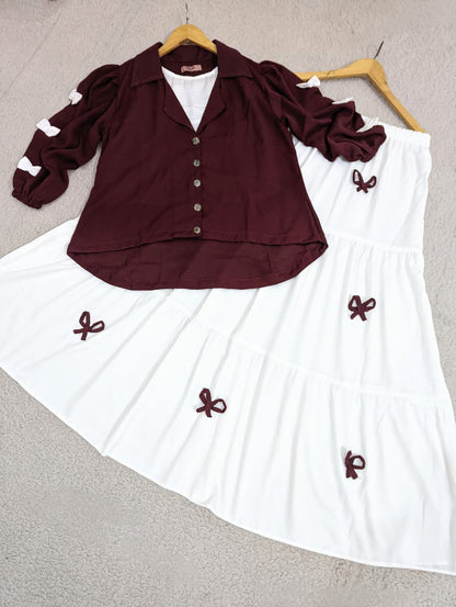 Skirt & Blouse Set