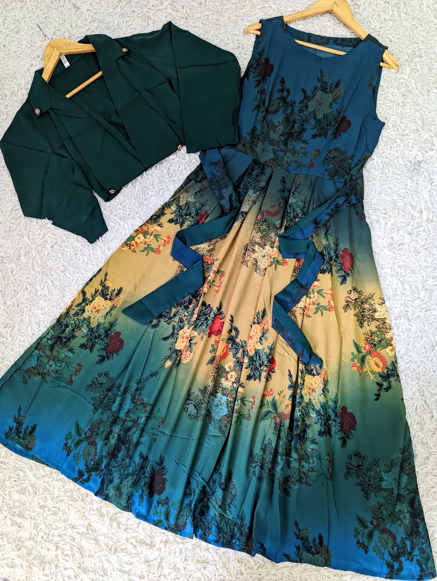 Digital Print Maxi & Coat