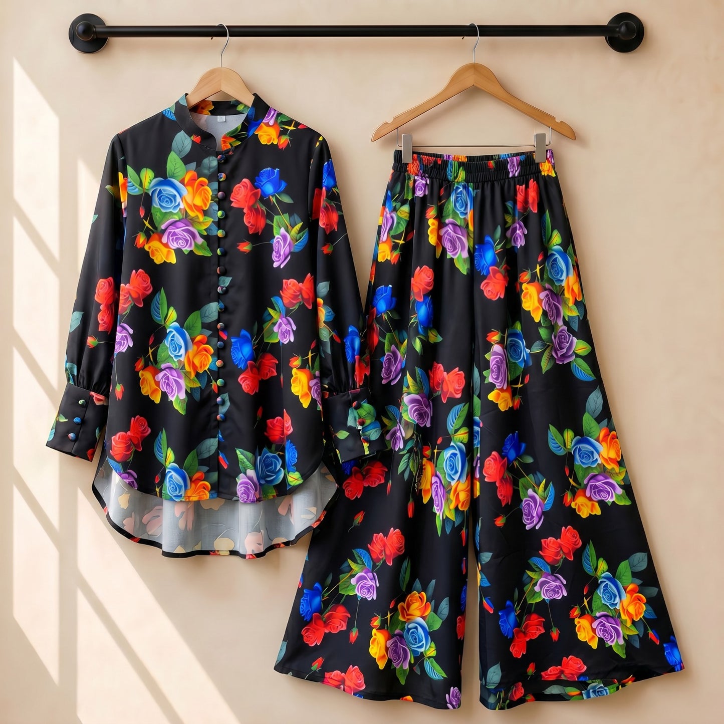 Floral Flapper Button