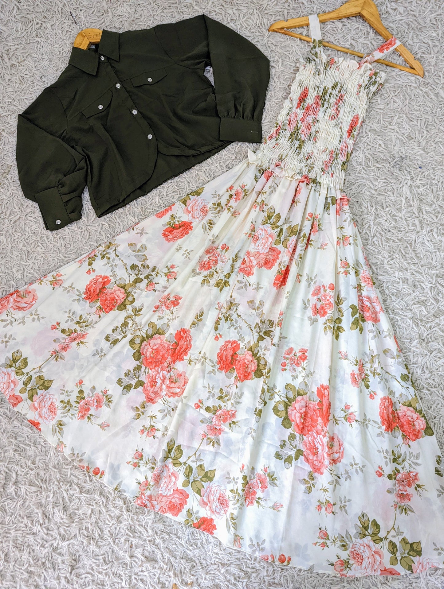 Floral coat  maxi