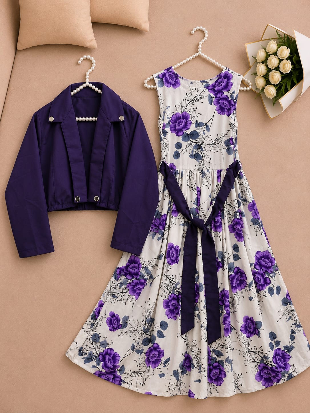 Printed Jacket Dress