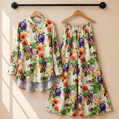 Floral Flapper Button