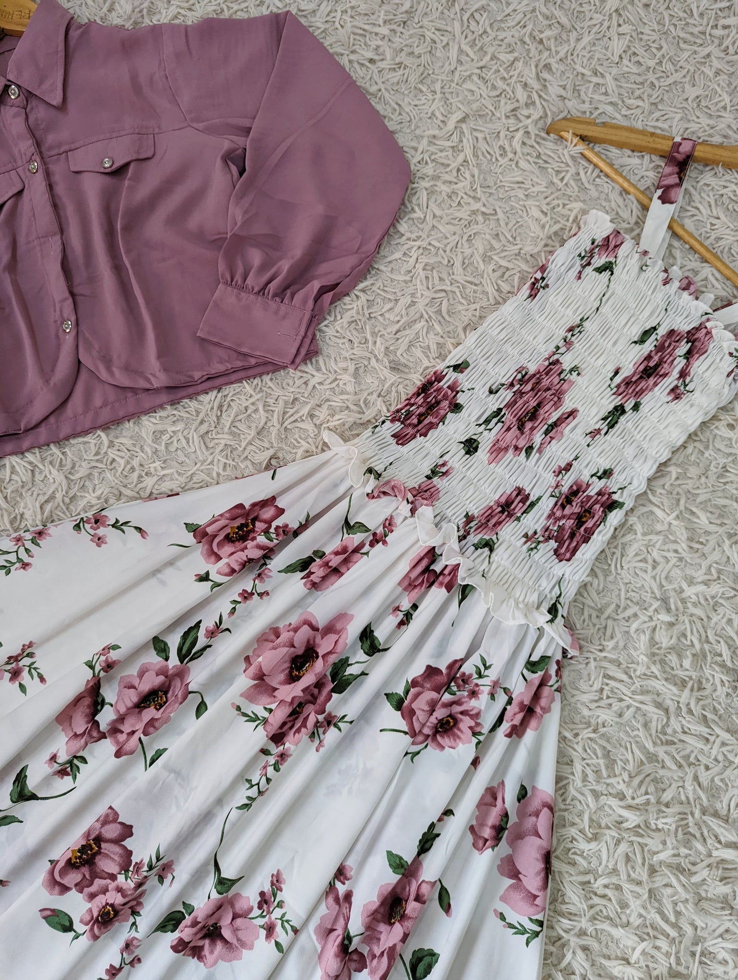 Floral coat  maxi