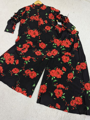 Floral Flapper Button