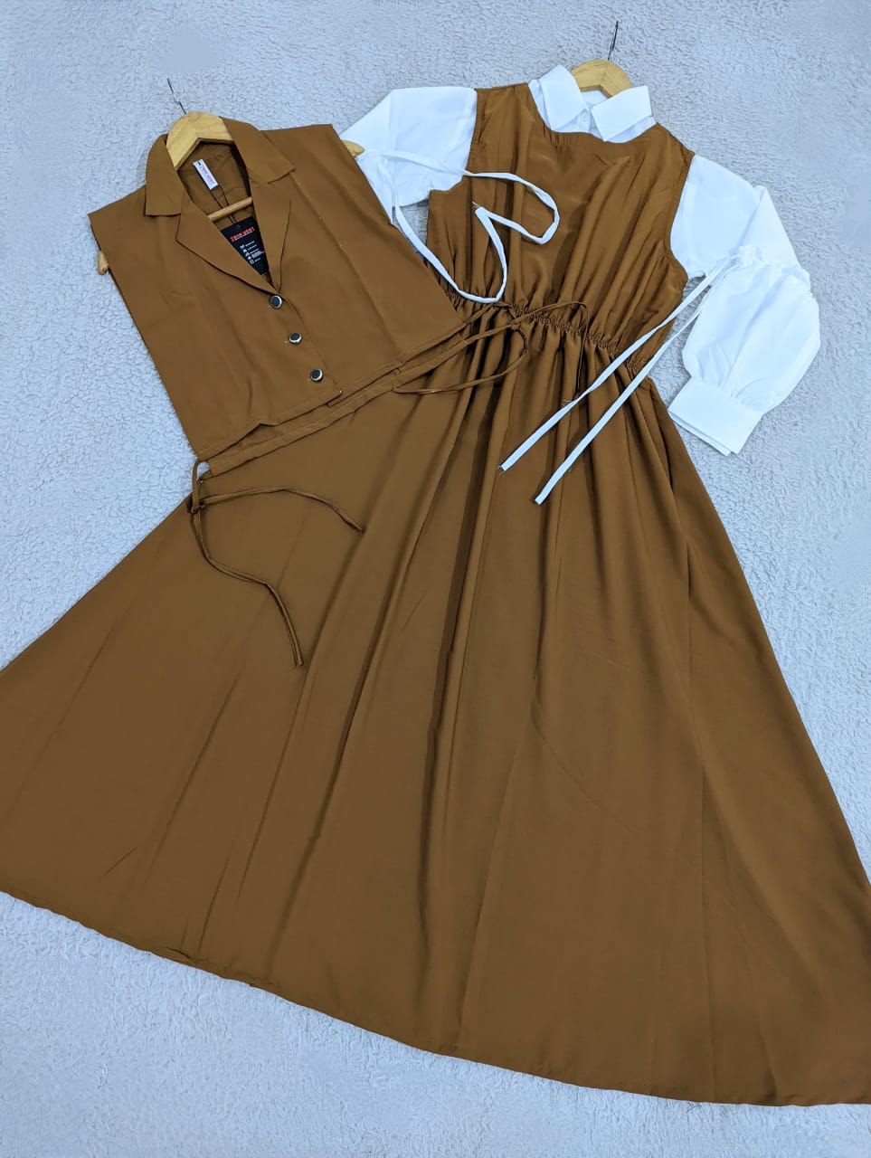 Waistcoat Maxi Dress