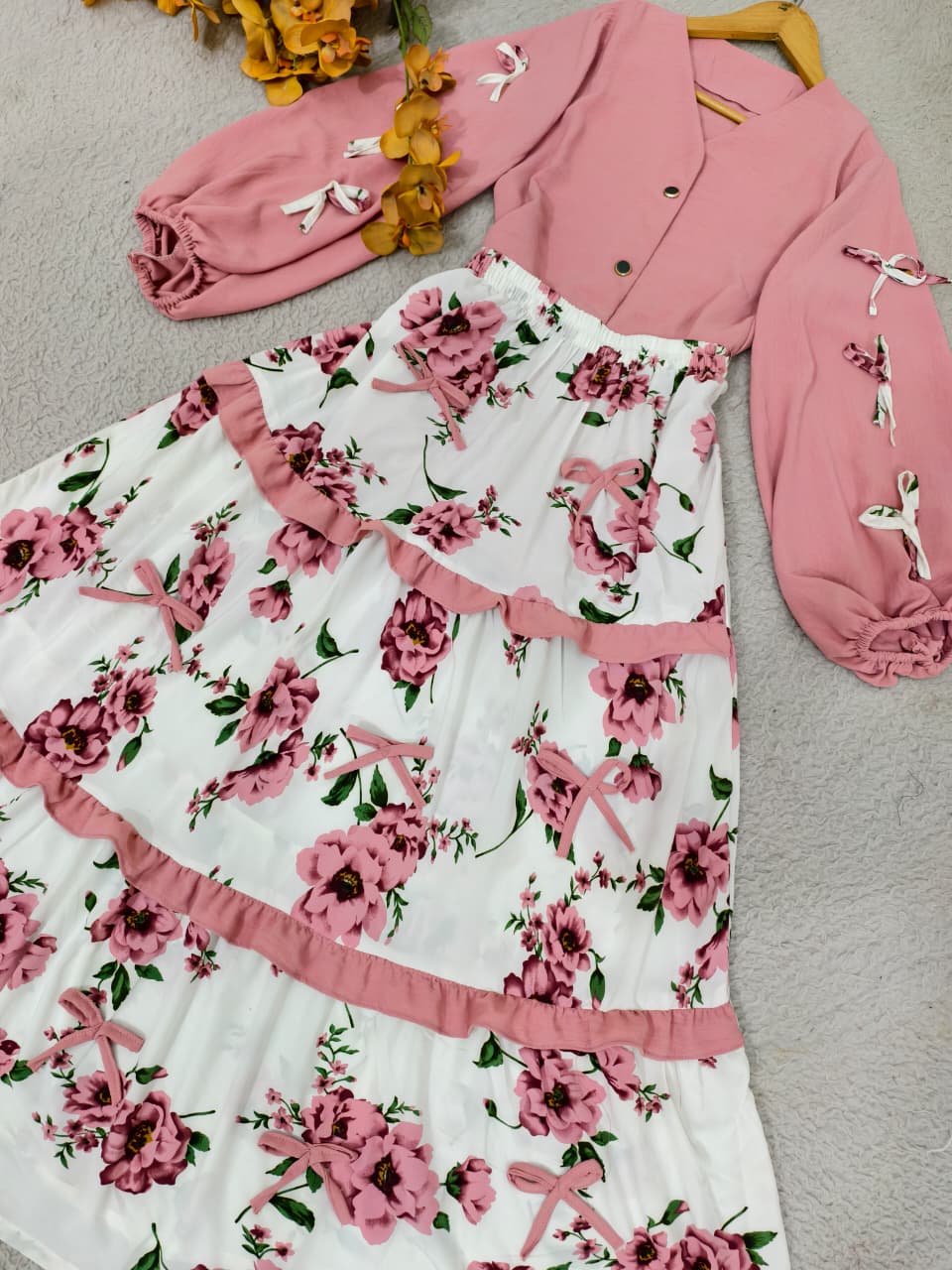 Elegant Skirt Top Co-Ord Set