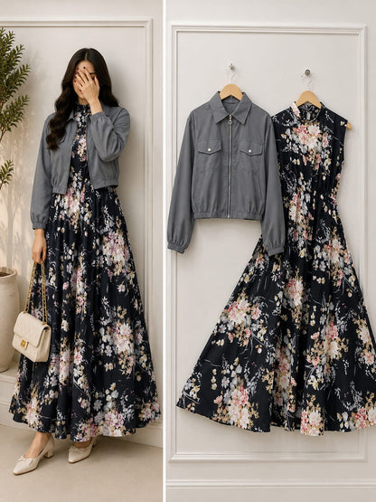 Gray Garden Cinched