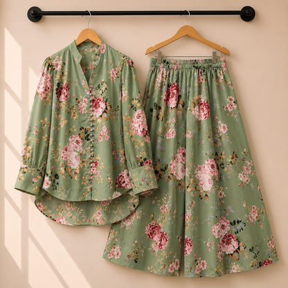 Floral Flapper Button