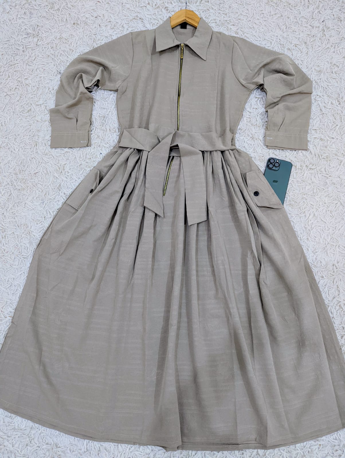 Long Zipper Coat