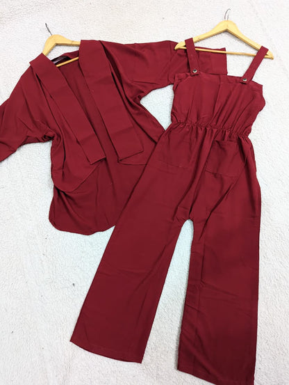 Jumpsuit With Coat