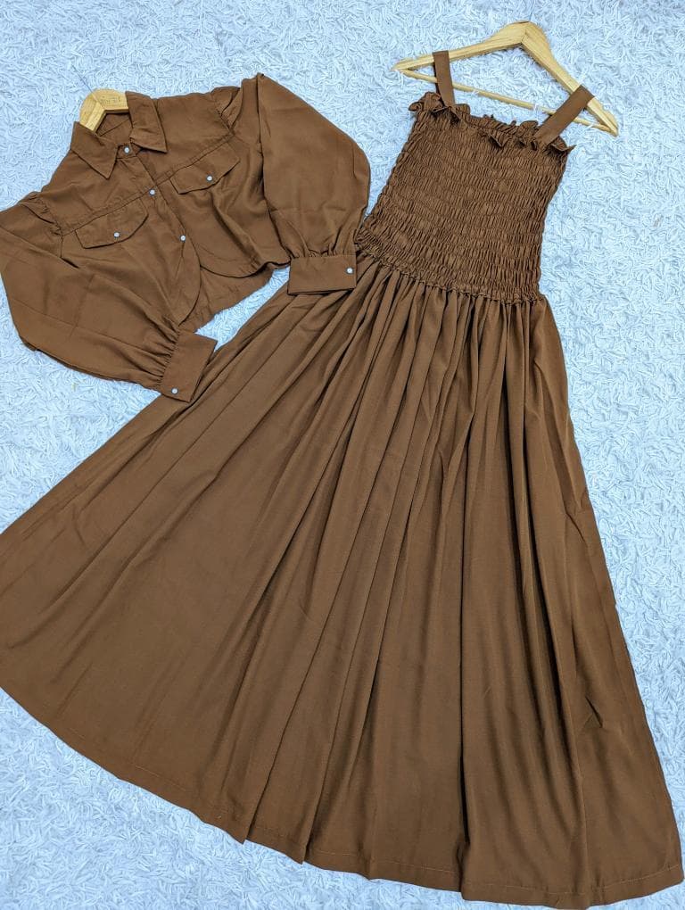 Smoking Jacket long Maxi