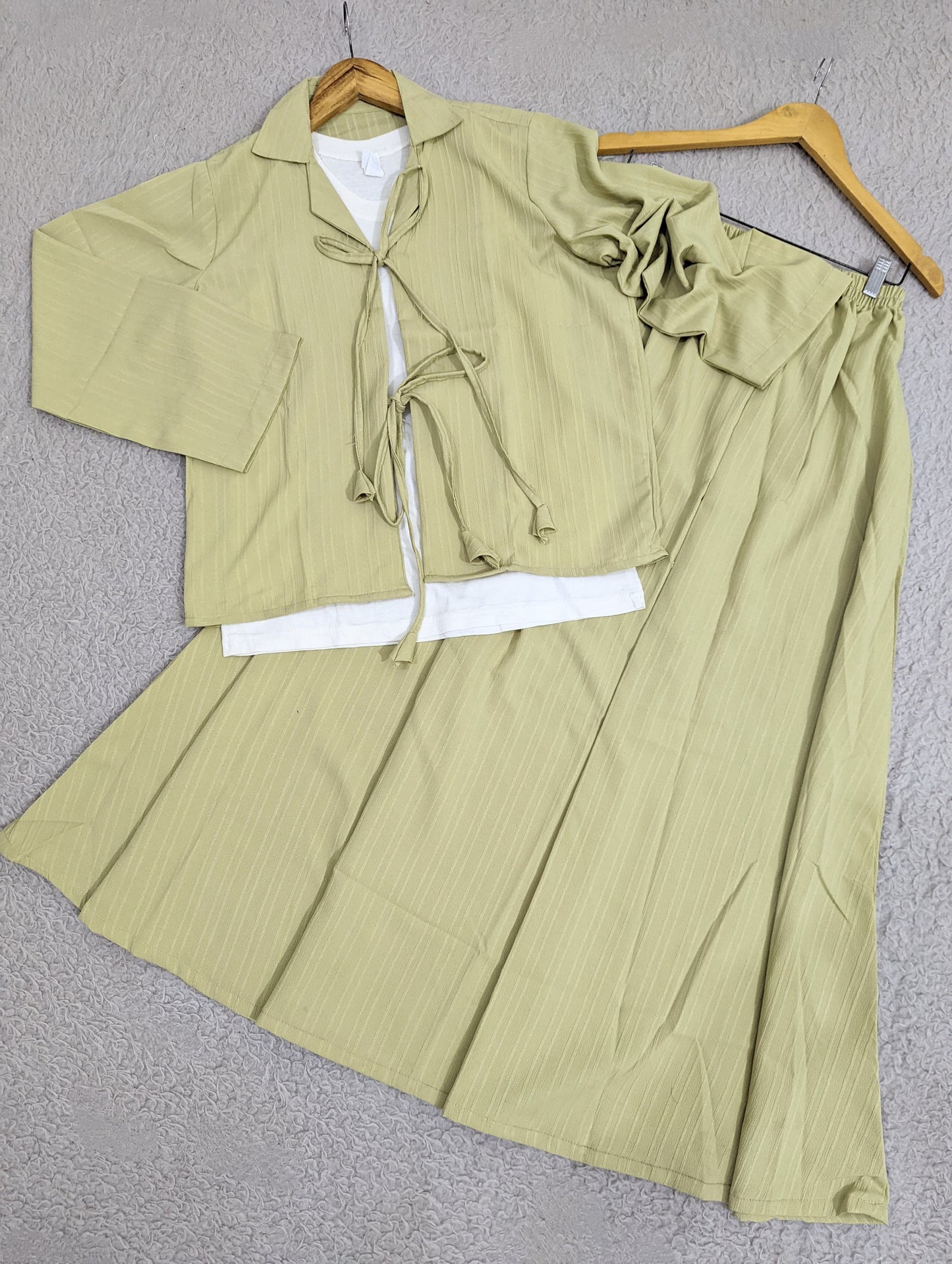 Noir Meadow Skirt Set