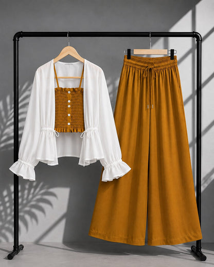 Smocked Top  Co-Ord Set