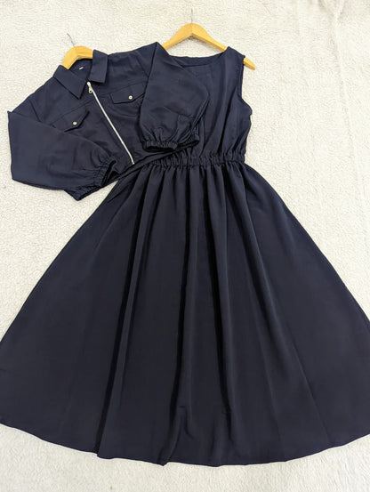 Zipper Cinched Maxi