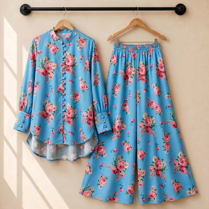 Floral Flapper Button