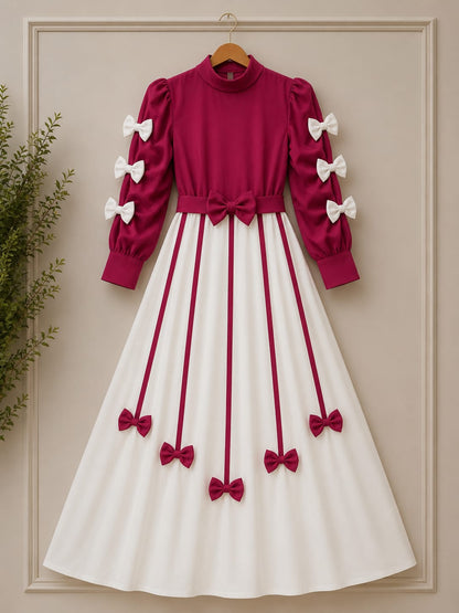 Camellia Bow dress