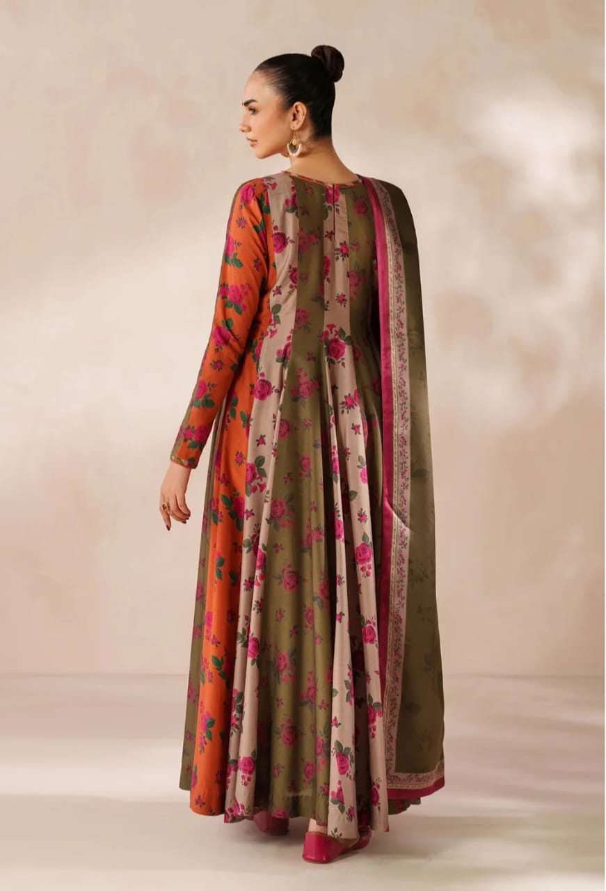 Floral Anarkali (3 piece)