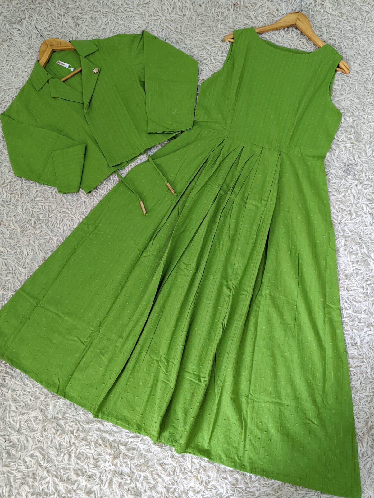 New Luxury Cotton Jacket Maxi