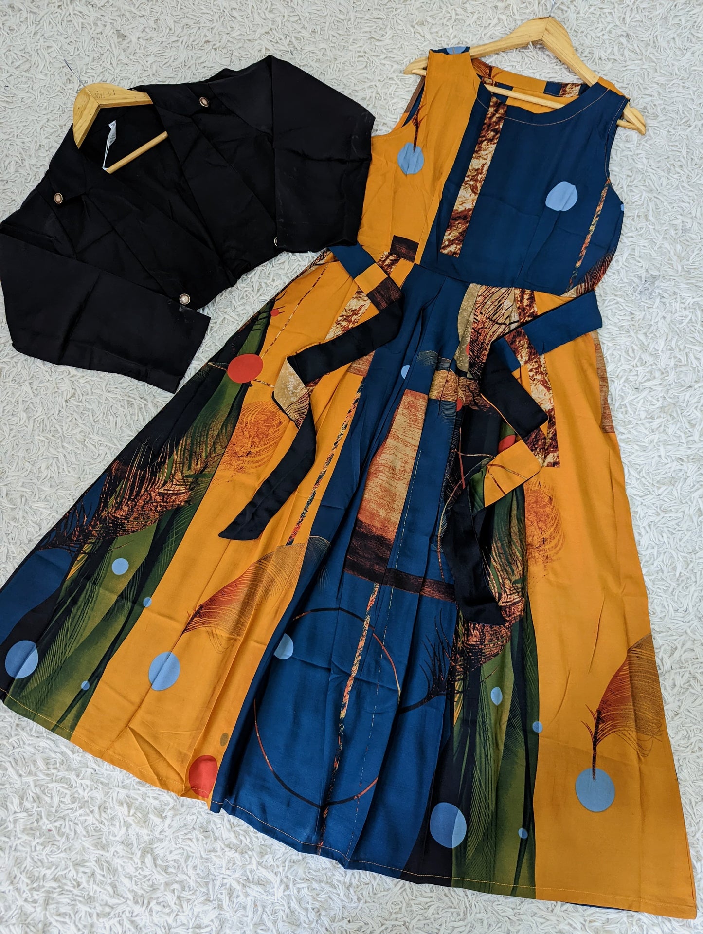 Digital Print Maxi & Coat