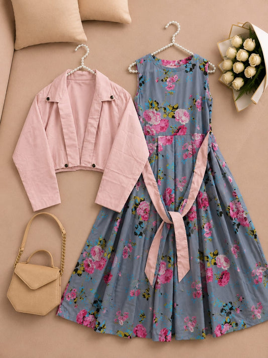Printed Jacket Dress