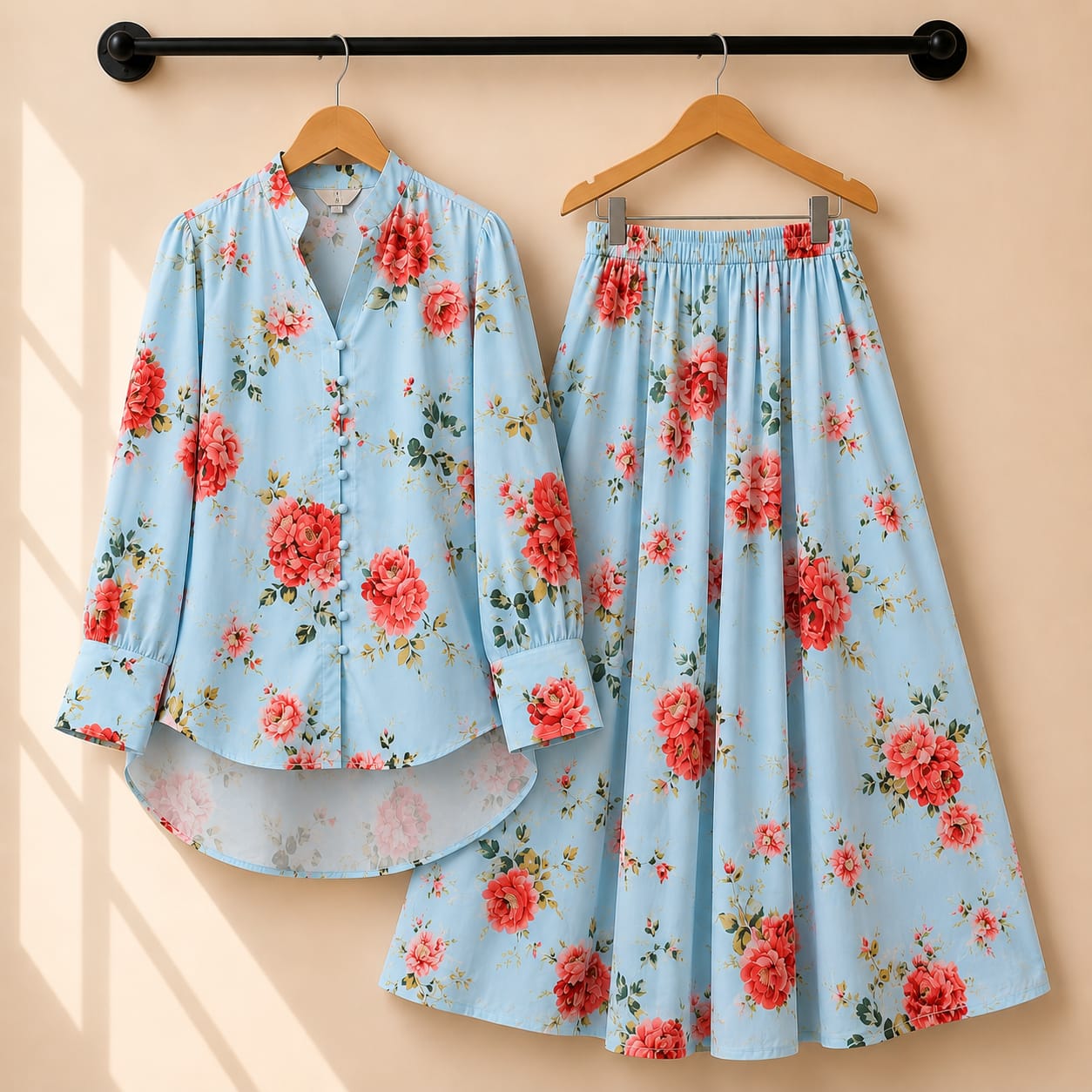 Floral Flapper Button