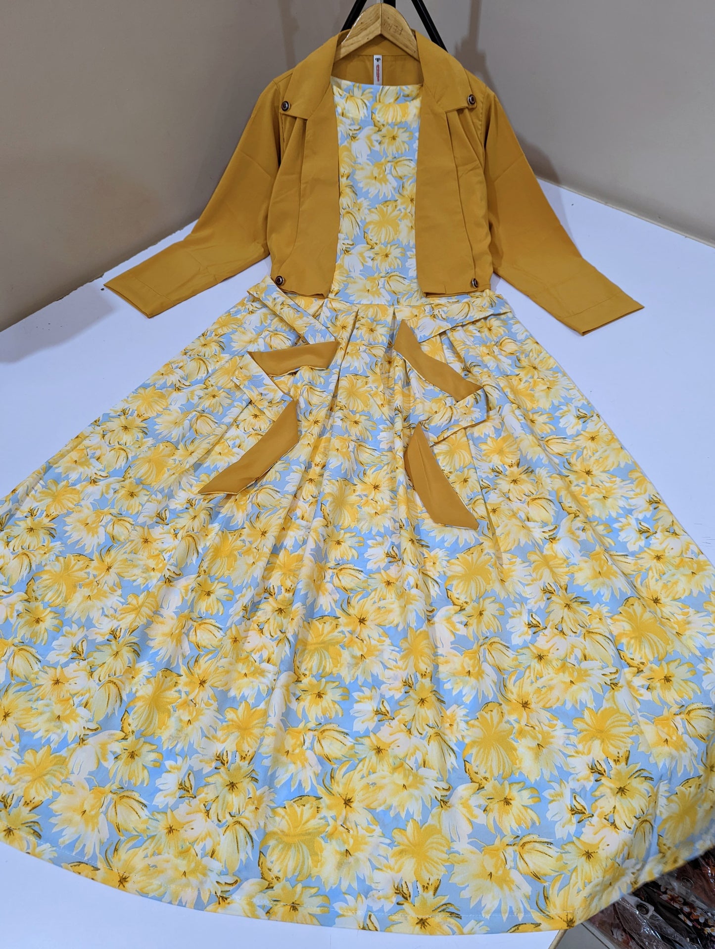 Digital Printed Coat Maxi