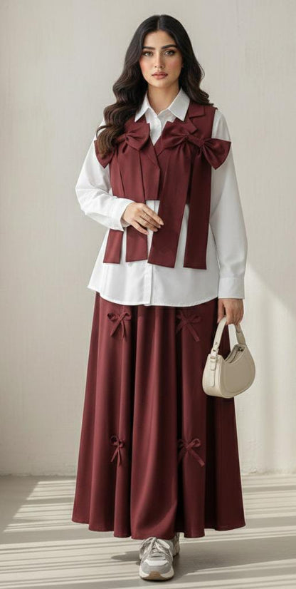 Bow Waist-Coat & Skirt