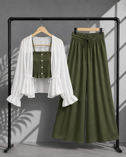 Smocked Top  Co-Ord Set