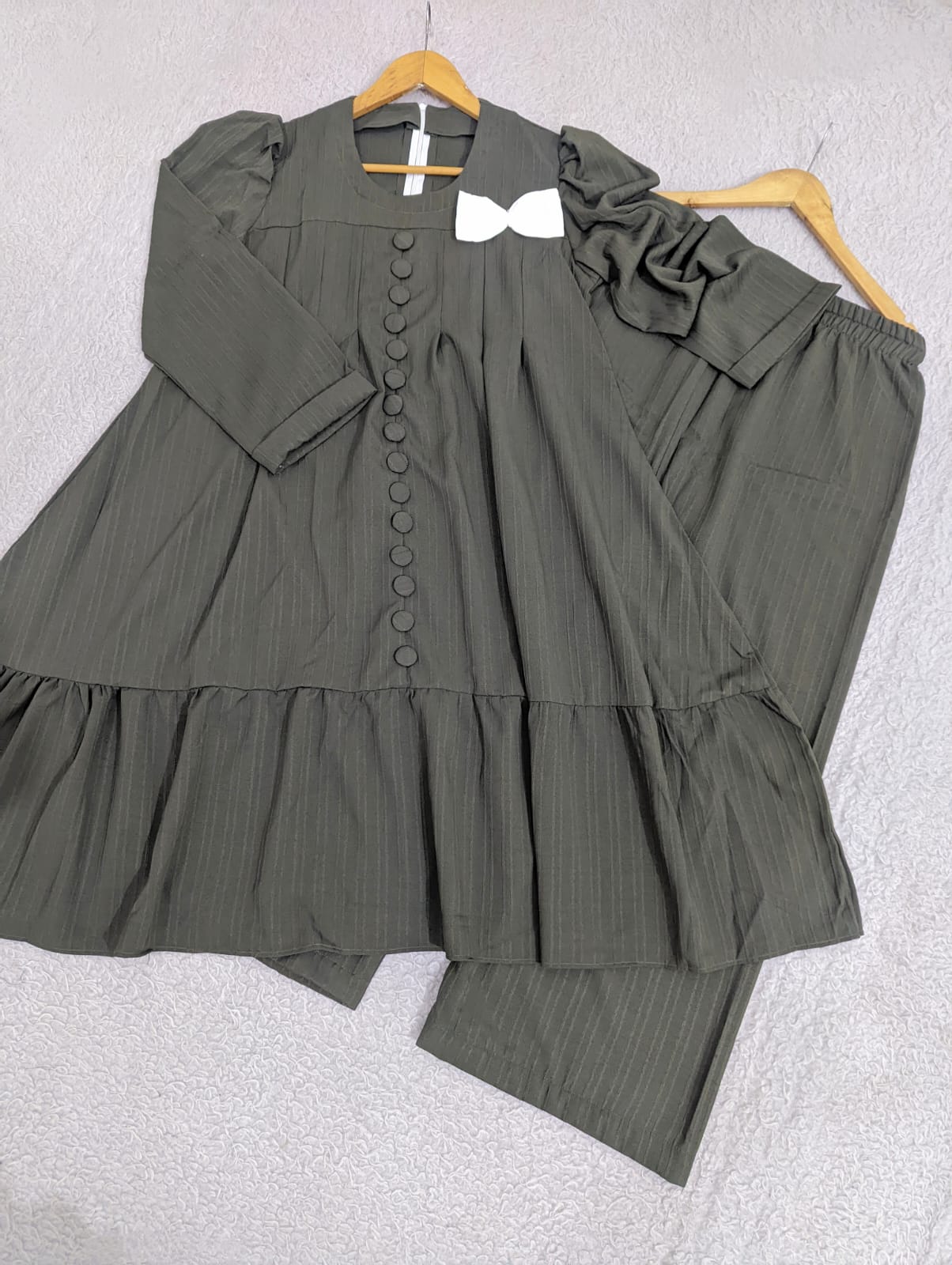 Solid Bow Co-ord Set