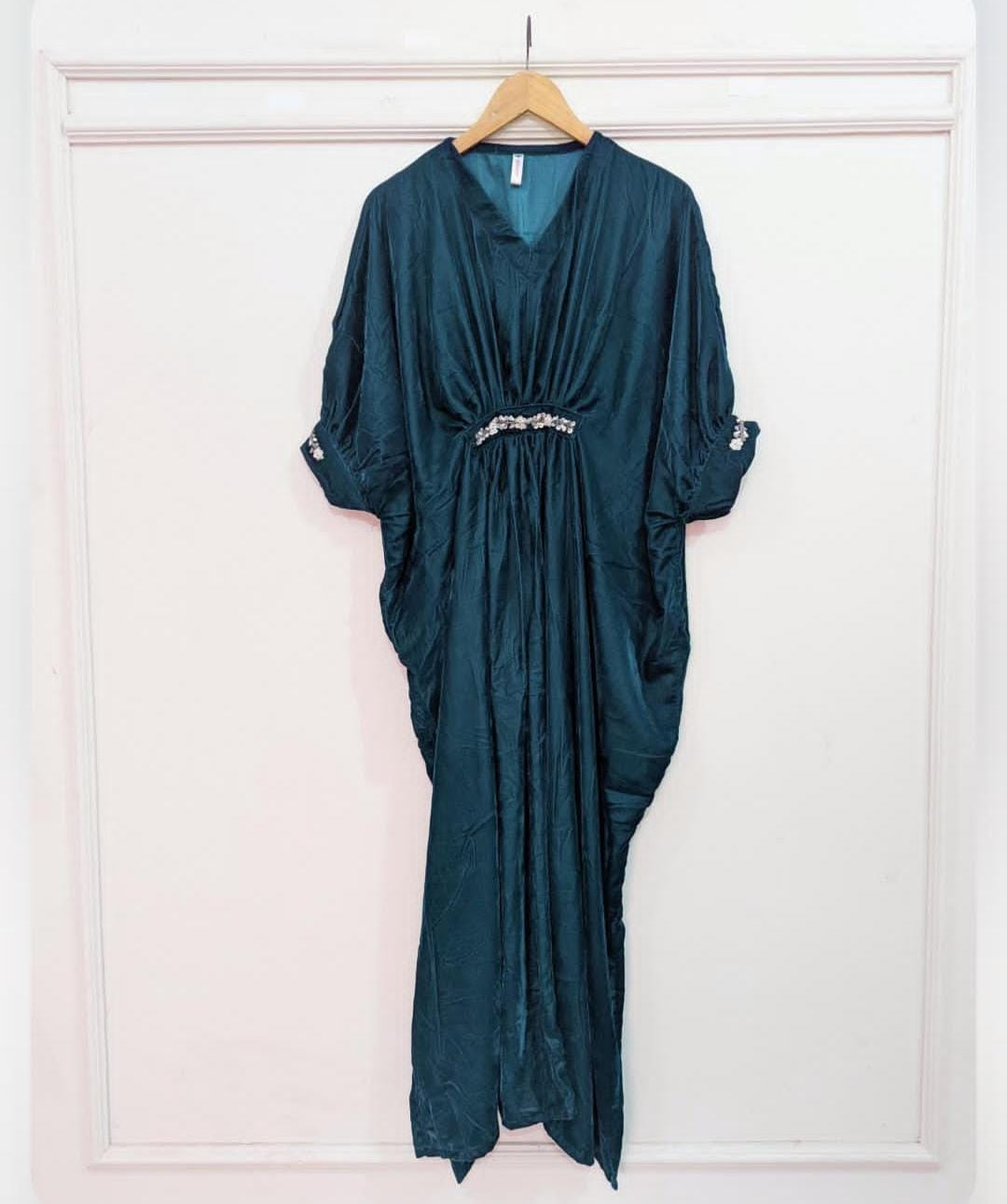 Velvet Embroidered Kaftan