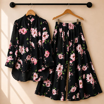 Floral Flapper Button