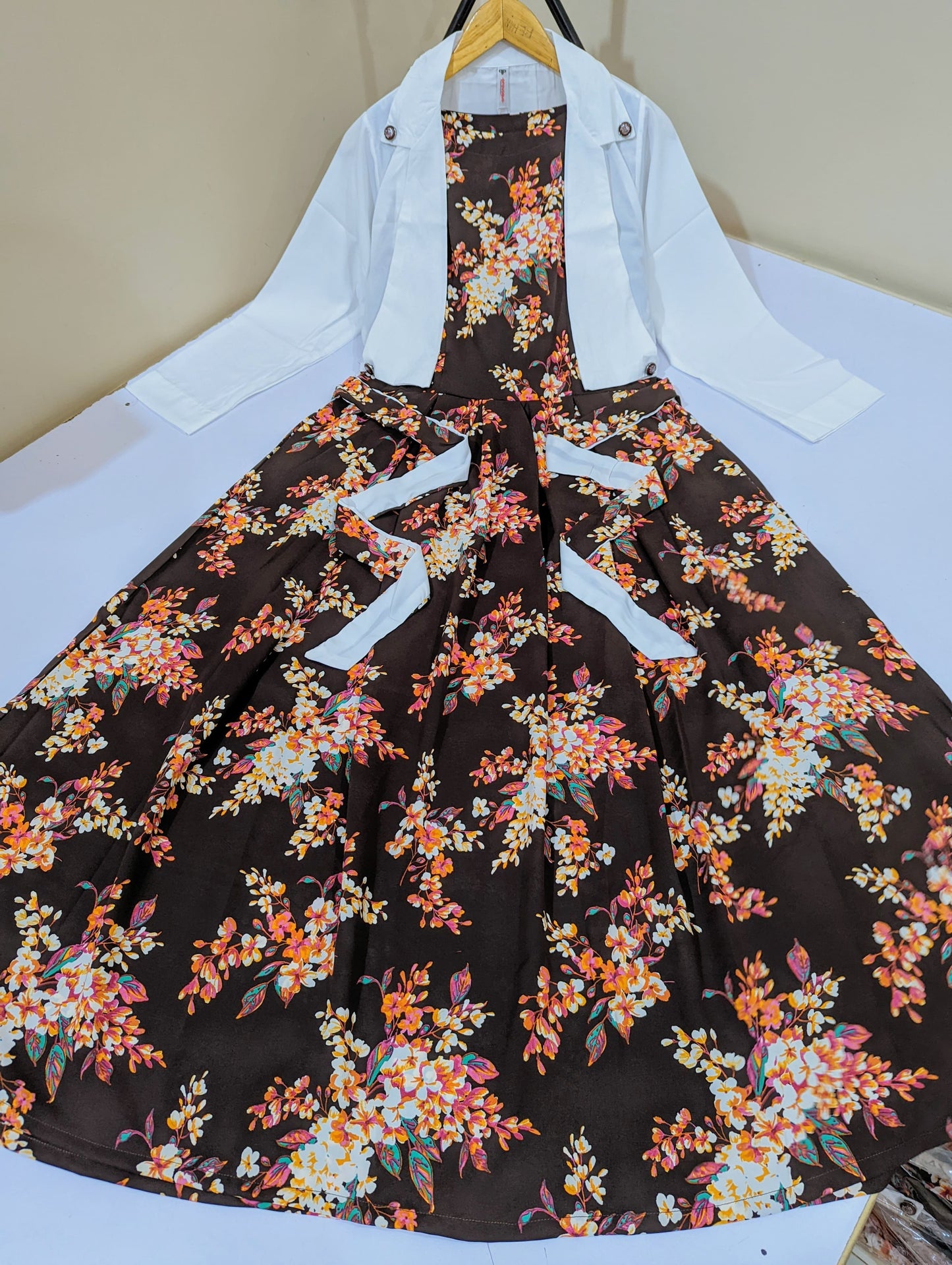 Digital Printed Coat Maxi