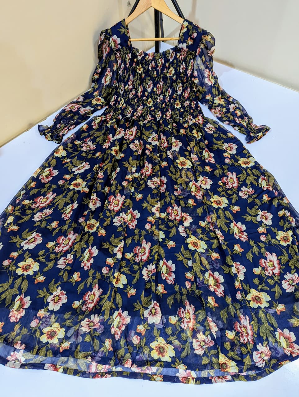 Floral Smoking Maxi