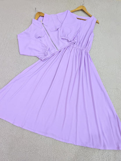 Zipper Cinched Maxi