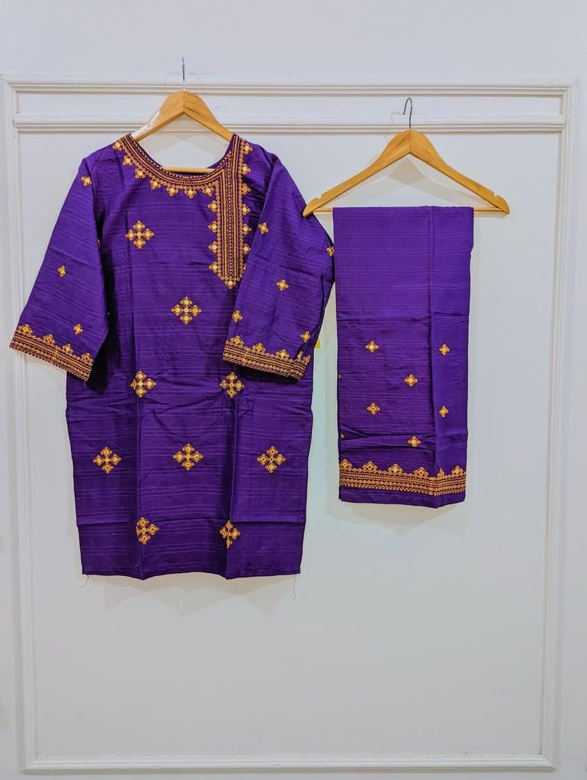 Trendy Embroidered (2 Piece)