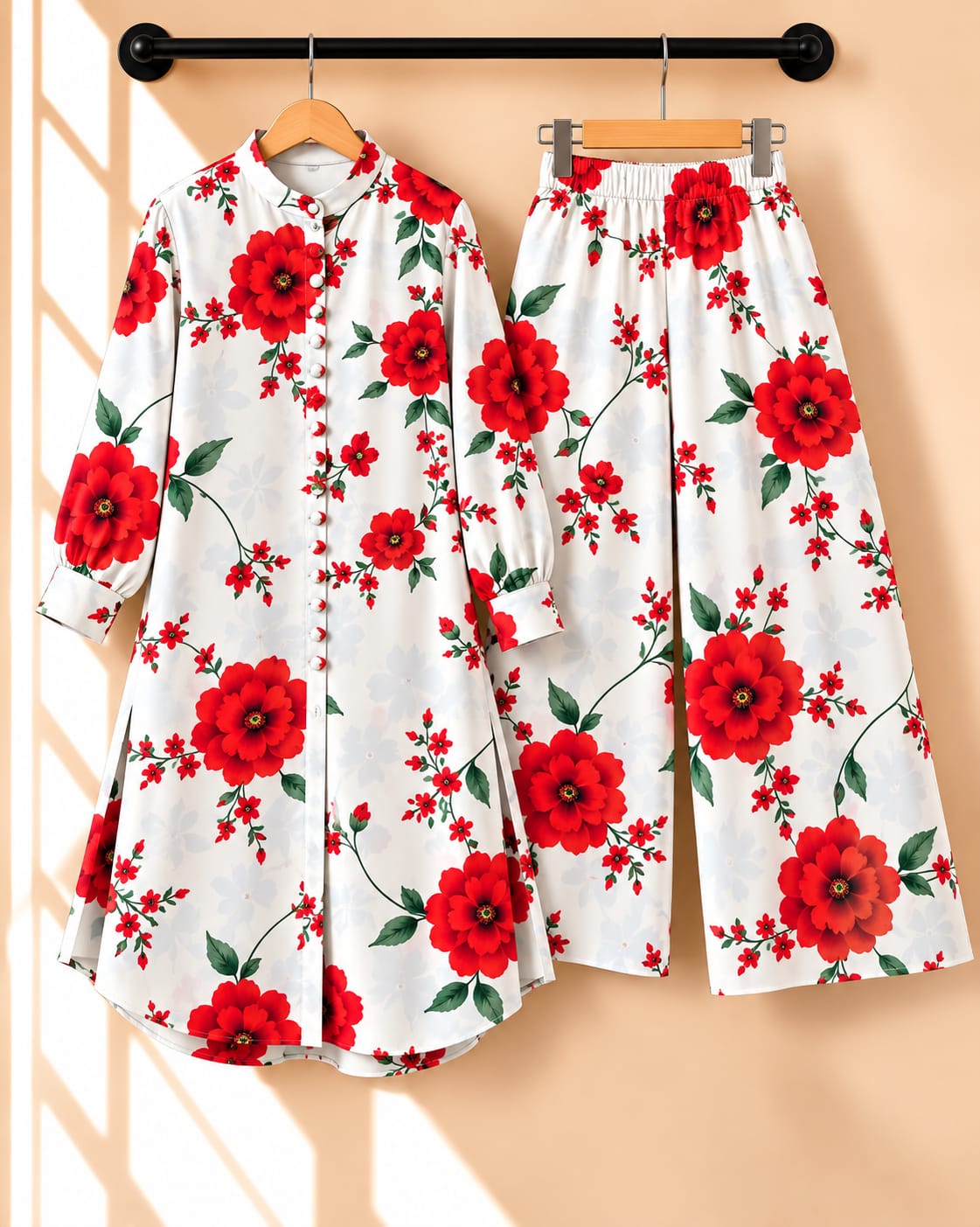 Long Floral 2 piece