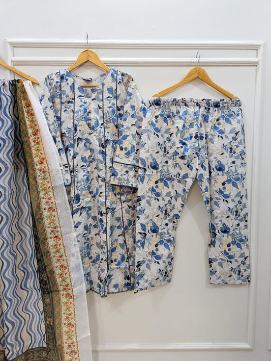 Printed Lawn Stitched 3 Piece