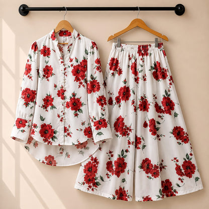 Floral Flapper Button