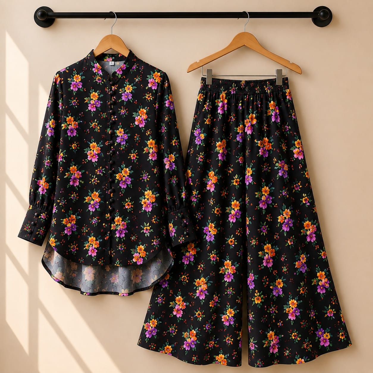 Floral Flapper Button